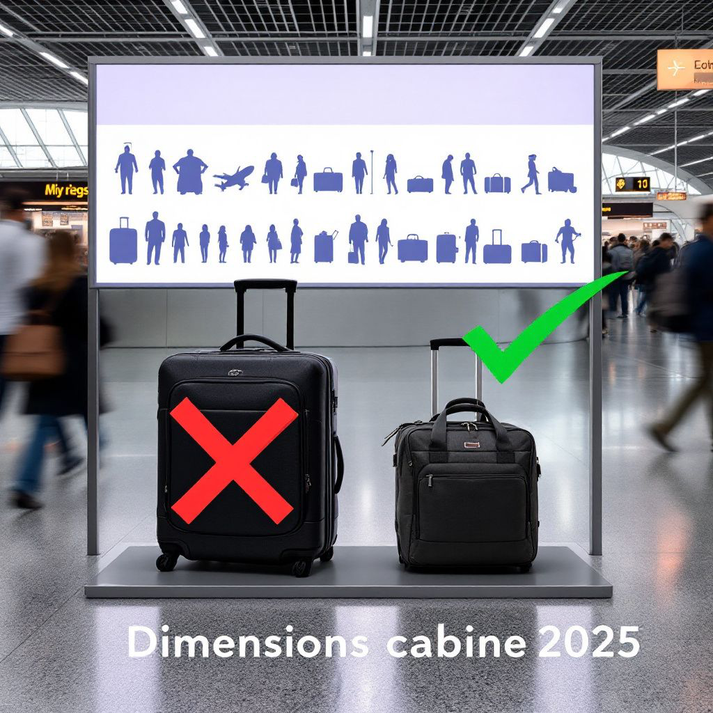 Sac de voyage cabine : les dimensions exactes autorisées par compagnie en 2025