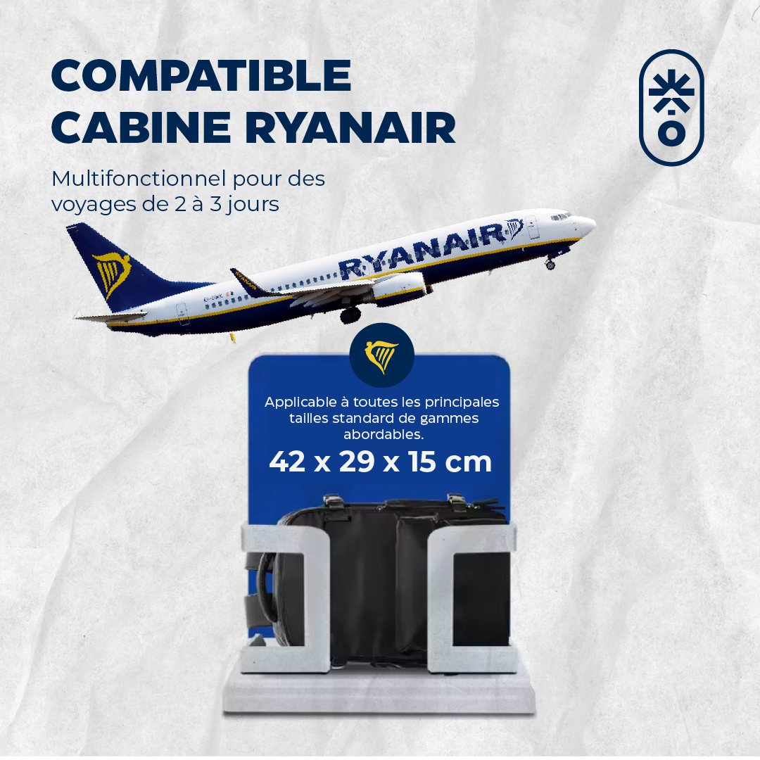 Sac Nomade Flux – Sac à dos de compression sous vide avec pompe fournie