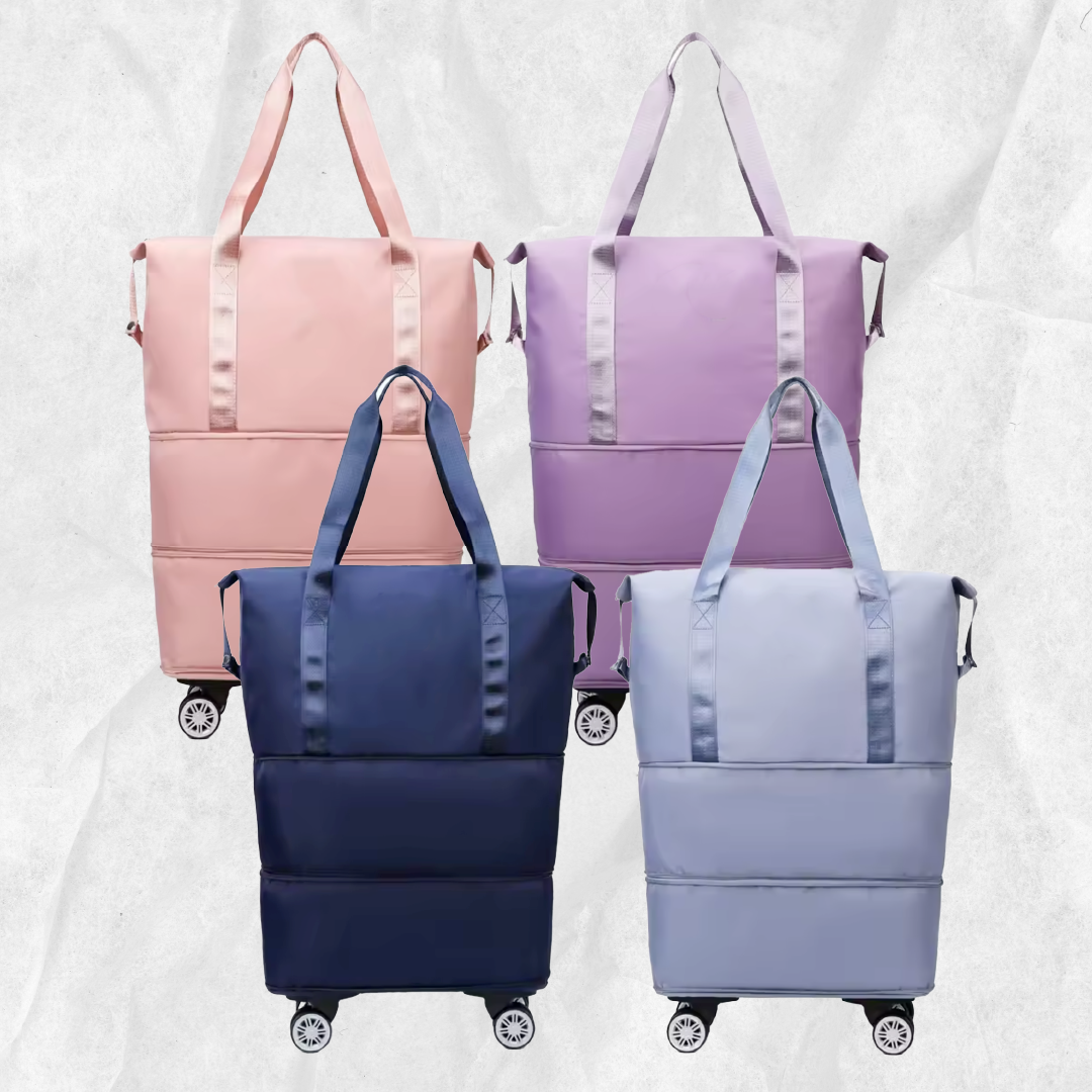 Sac Nomade Fréquence – Sac de voyage à roulettes grande capacité